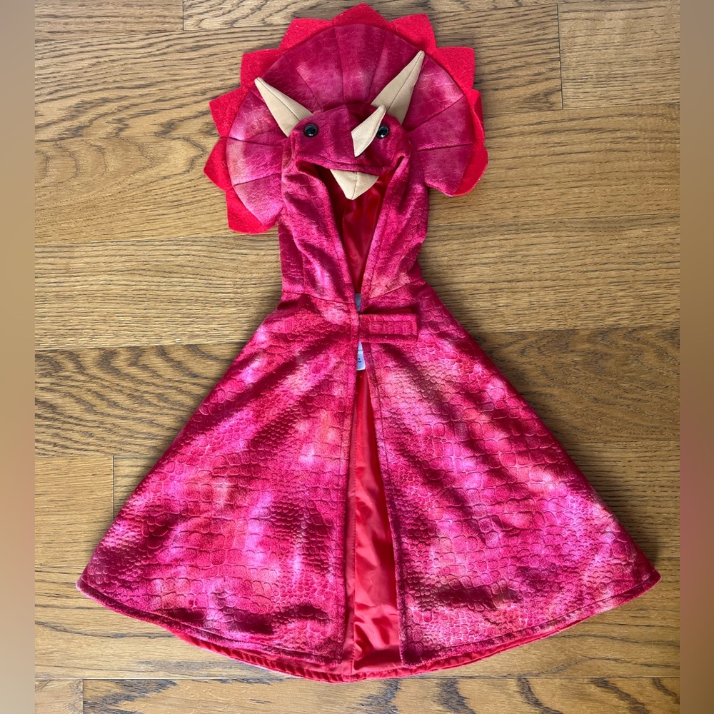 Great Pretenders Red Dinosaur Cape